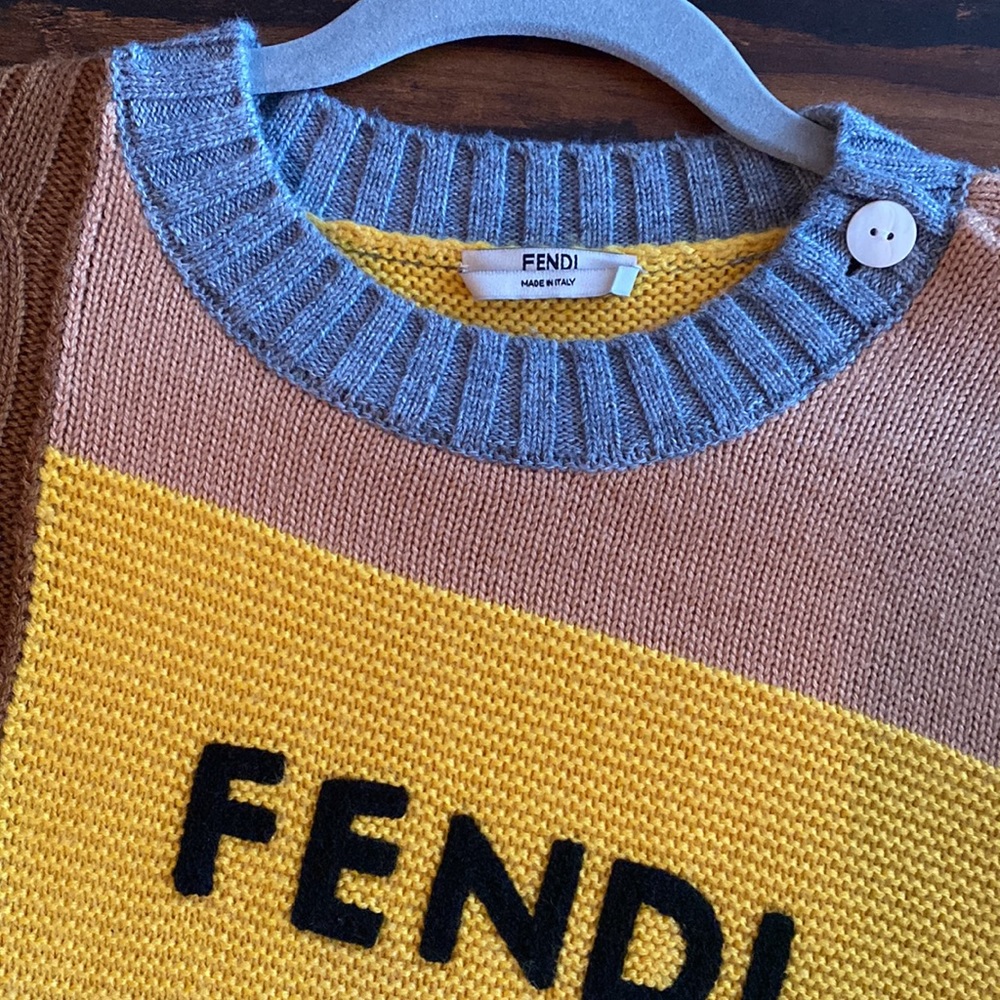 Fendi Roma Color Block Sweater - Picture 7 of 7